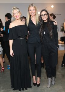 Kate Hudson, Gwyneth Paltrow, Demi Moore, wearing La Perla