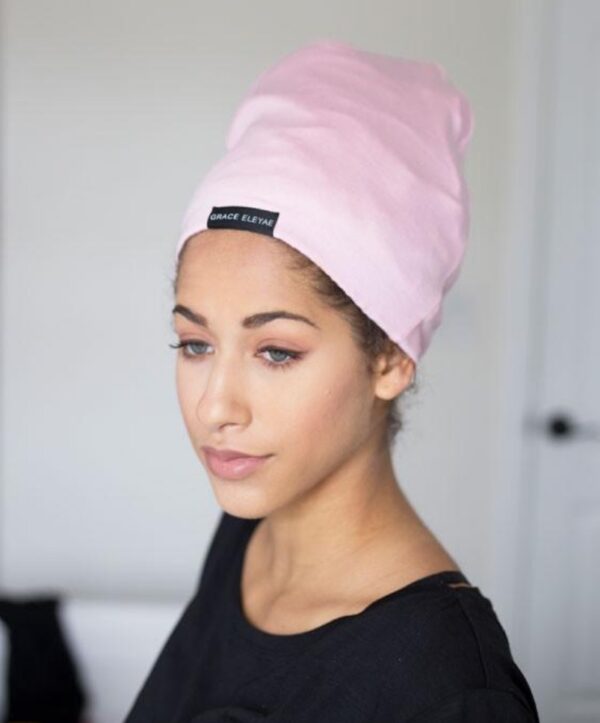 Grace Eleyae Satin Pink Slap Satin Lined Cap Fab Holiday Gift FAB