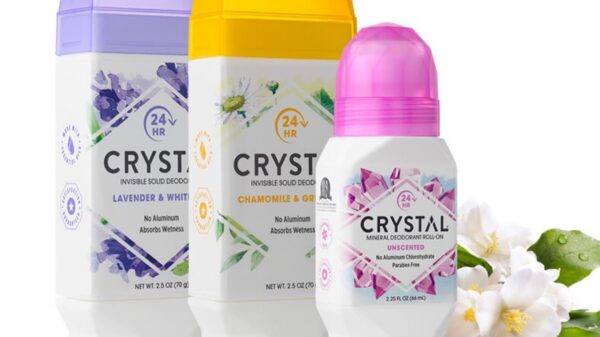 Crystal deodorant