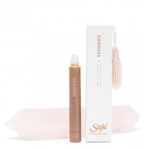 The Goddess Natural Perfume Gemstone Rollerball From Saje 