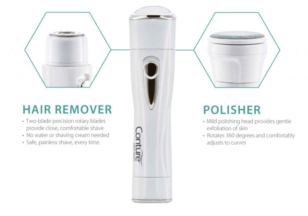 Conture Kinetic Smooth hair remover & skin polisher