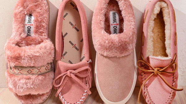 Pretty in Pink with Minnetonka Shoes This Fall