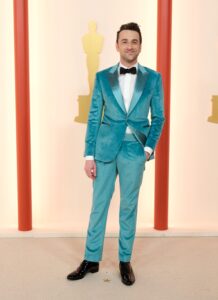Oscar® nominee Justin Hurwitz arrives on the red carpet of the 95th Oscars