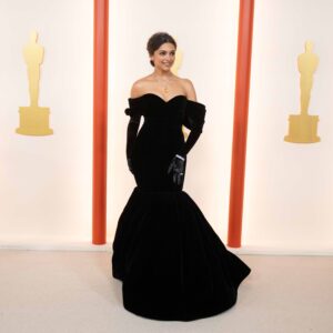Deepika Padukone arrives on the red carpet of the 95th Oscars® at the Dolby® Theatre at Ovation Hollywood on Sunday, March 12, 2023.