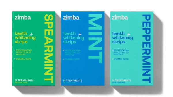 Zimba Mint Teeth Whitening Strips: