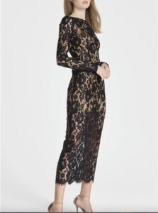  The Perfect Black Lace Dress: Long Sleeve Lace Dress by WAYF