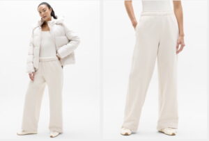 Holiday Cozy Style: Athleta Forever Fleece Wide Leg Pant