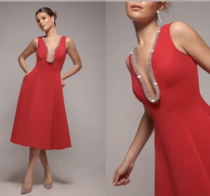 The Perfect Red Holiday Dress