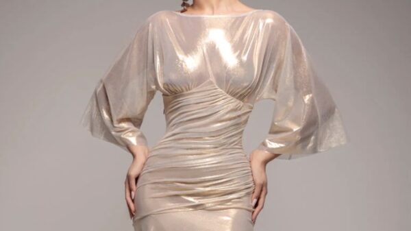 Silver Holiday Shine: The Dress