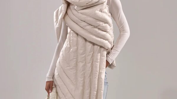 The Drama Puffer Vest in Ivory