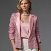 holiday pink blazar women