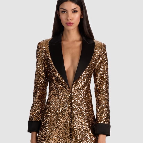 holiday jackets Justin Sequin Blazer