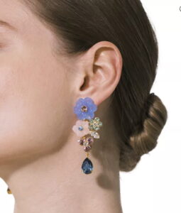 Floral Statement Sparkle Jennifer Behr Palmina gemstone and crystal flower earrings bring couture-level drama and timeless beauty, perfect for weddings, galas, or unforgettable statement moments. https://go.shopmy.us/p-37355064 #style #news #breakingnews #StatementJewelry #RedCarpetStyle
