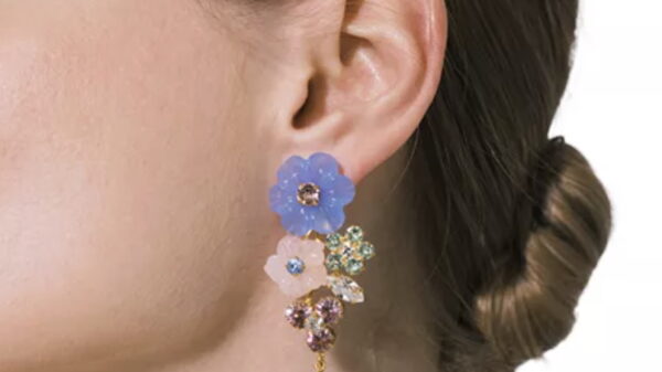 Floral Statement Sparkle Jennifer Behr Palmina gemstone and crystal flower earrings bring couture-level drama and timeless beauty, perfect for weddings, galas, or unforgettable statement moments. https://go.shopmy.us/p-37355064 #style #news #breakingnews #StatementJewelry #RedCarpetStyle