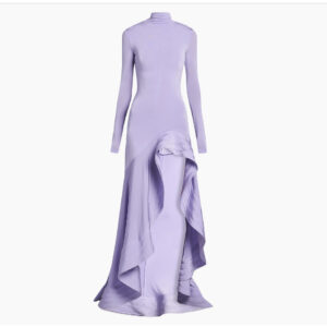 Stella McCartney Crepe Jersey Frill Cocktail Dress