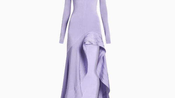 Stella McCartney Crepe Jersey Frill Cocktail Dress