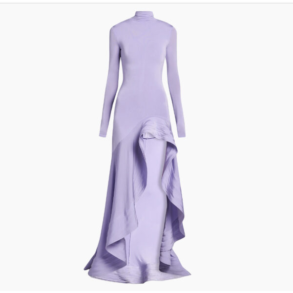 Stella McCartney Crepe Jersey Frill Cocktail Dress