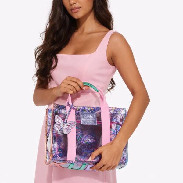 Kurt Geiger Butterfly Vinyl Southbank Tote Bag