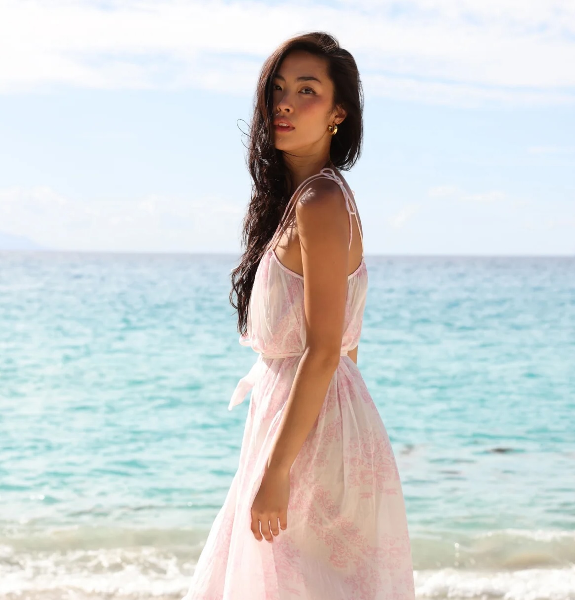 love shack fancy pink dress summer