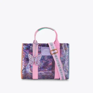 Kurt Geiger Butterfly Vinyl Southbank Tote Bag Is a Bold Fashion Favorite