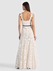 Alice + Olivia Calla Lace Maxi Dress