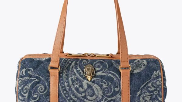 Kurt Geiger Kensington Barrel Bag Delivers Bold Denim Style for Spring