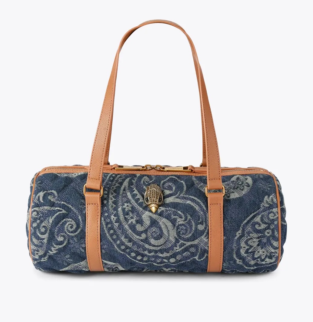 Kurt Geiger Kensington Barrel Bag Delivers Bold Denim Style for Spring
