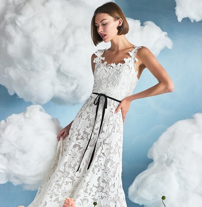Alice + Olivia Calla Lace Maxi Dress