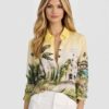 Alice + Olivia Willa Silk Blouse