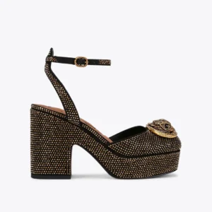 Kurt Geiger’s Gold Stud platform heels