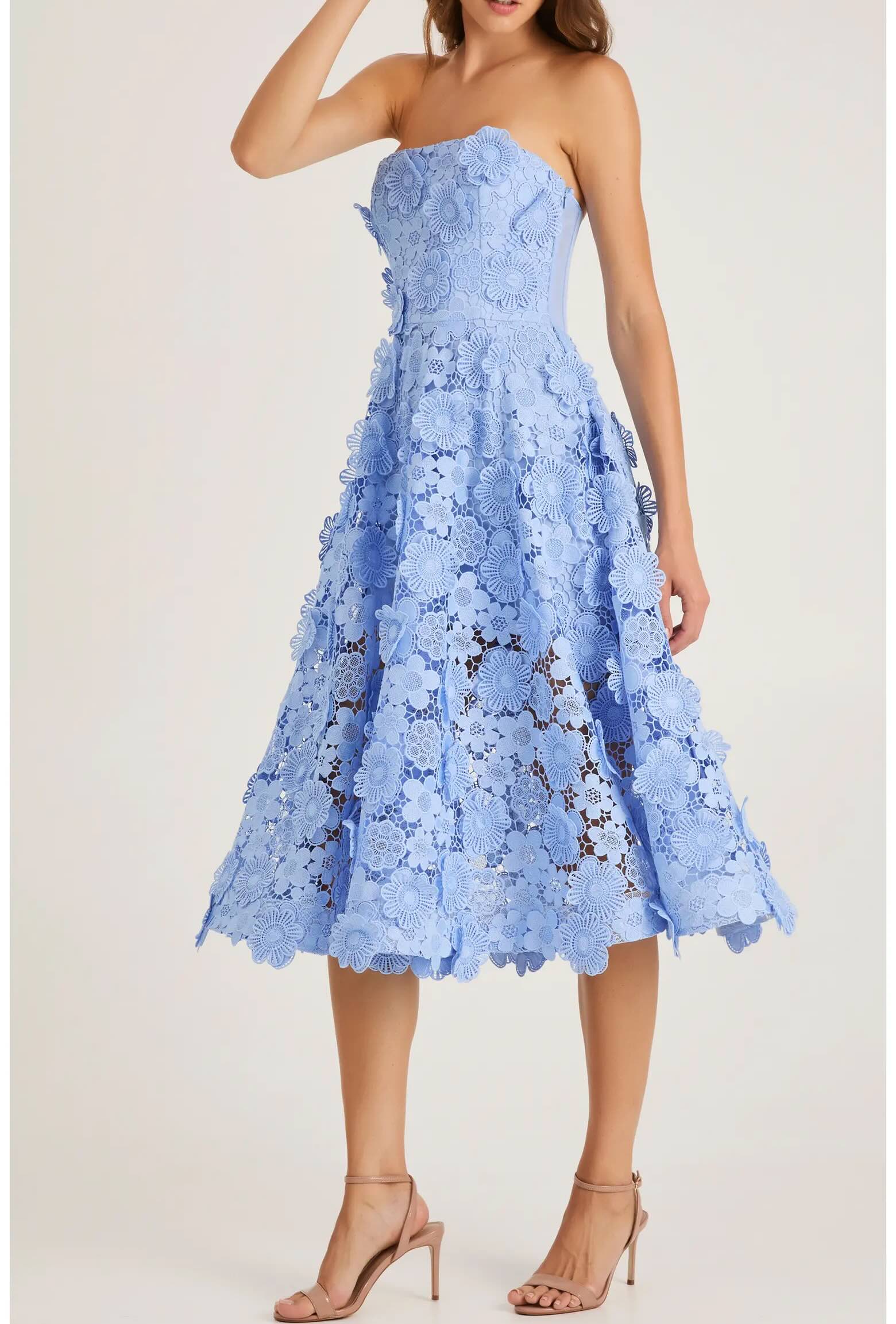 HELSI Florence 3D Floral Embroidered Cocktail Dress