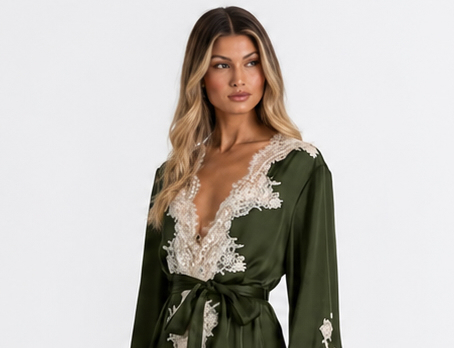 Alice + Olivia Drea Lace Robe