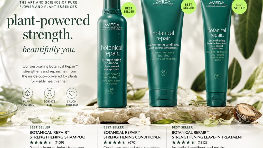 Aveda hair plant powered