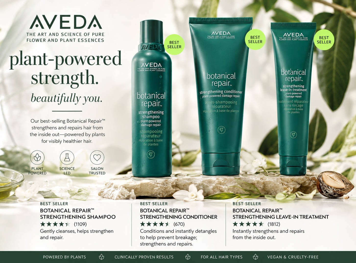 Aveda hair plant powered