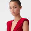 Versace Red Viscose-Jersey Gown