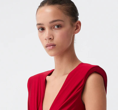 Versace Red Viscose-Jersey Gown