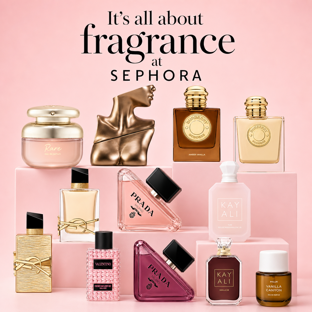 Sephora’s fragrance collection