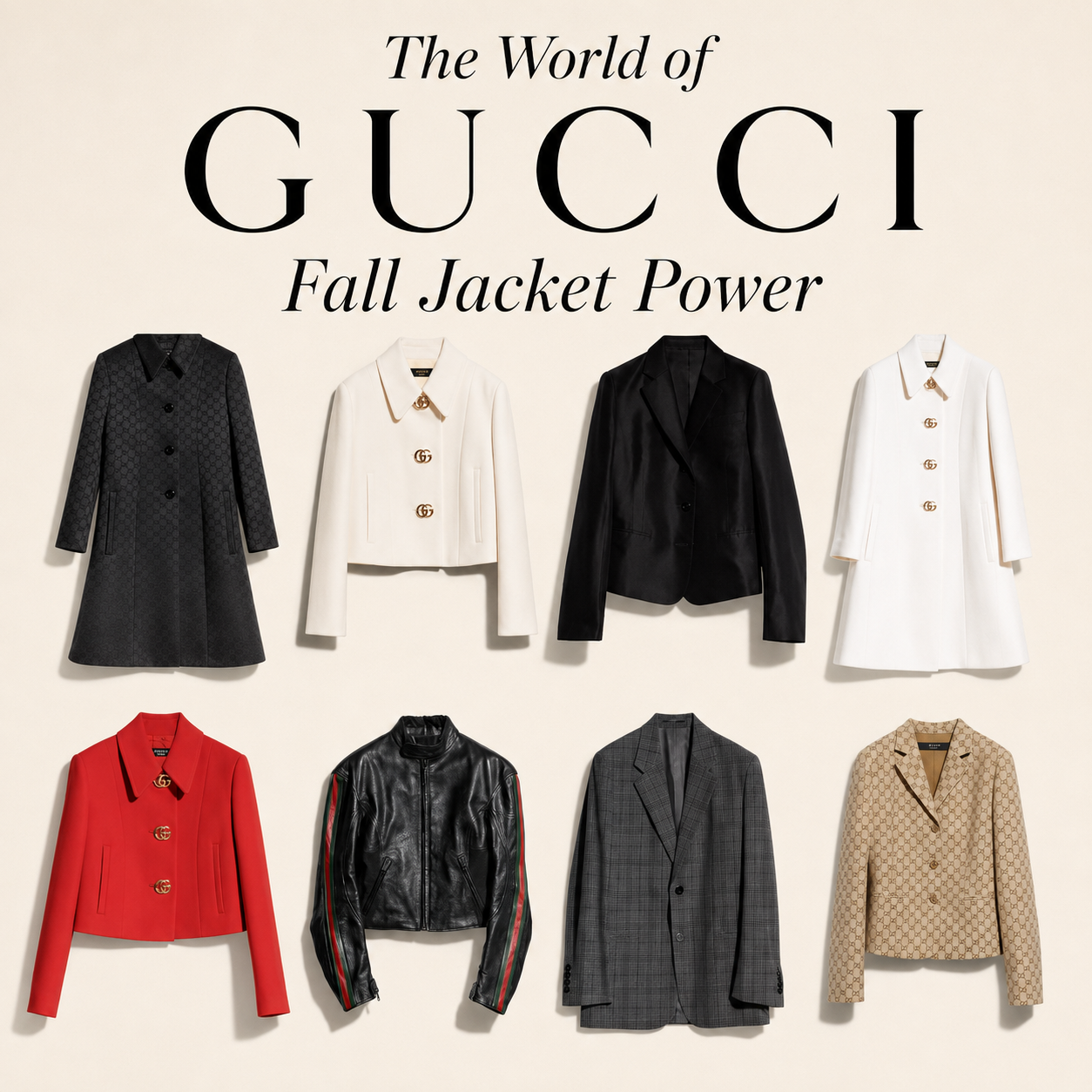 Best Gucci Cool Jacket Styles