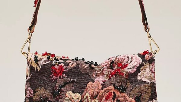 MAEVE Audra Embellished Shoulder Bag